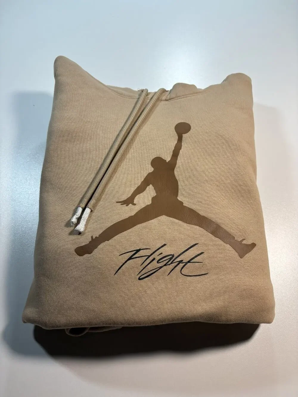 Jordan FLIGHT Men's Small Tan Jumpman Pullover Hoodie